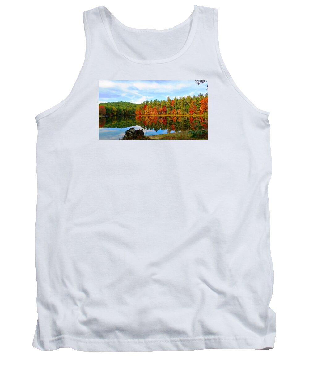 Autumn Tank Top featuring the photograph Fall is Coming by Mike Breau
