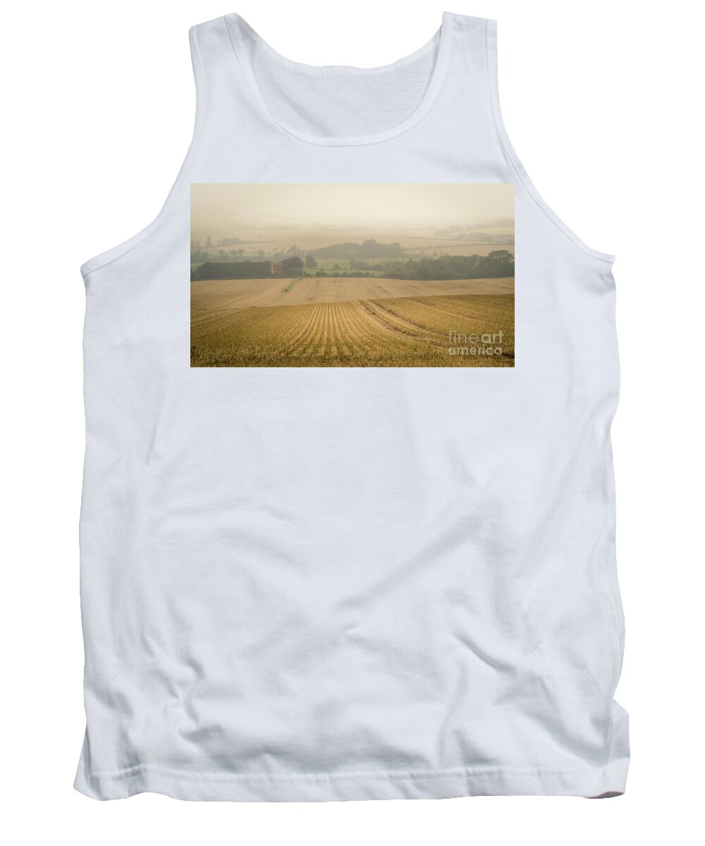 Field Tank Top featuring the photograph Fields of Gold by Perry Rodriguez