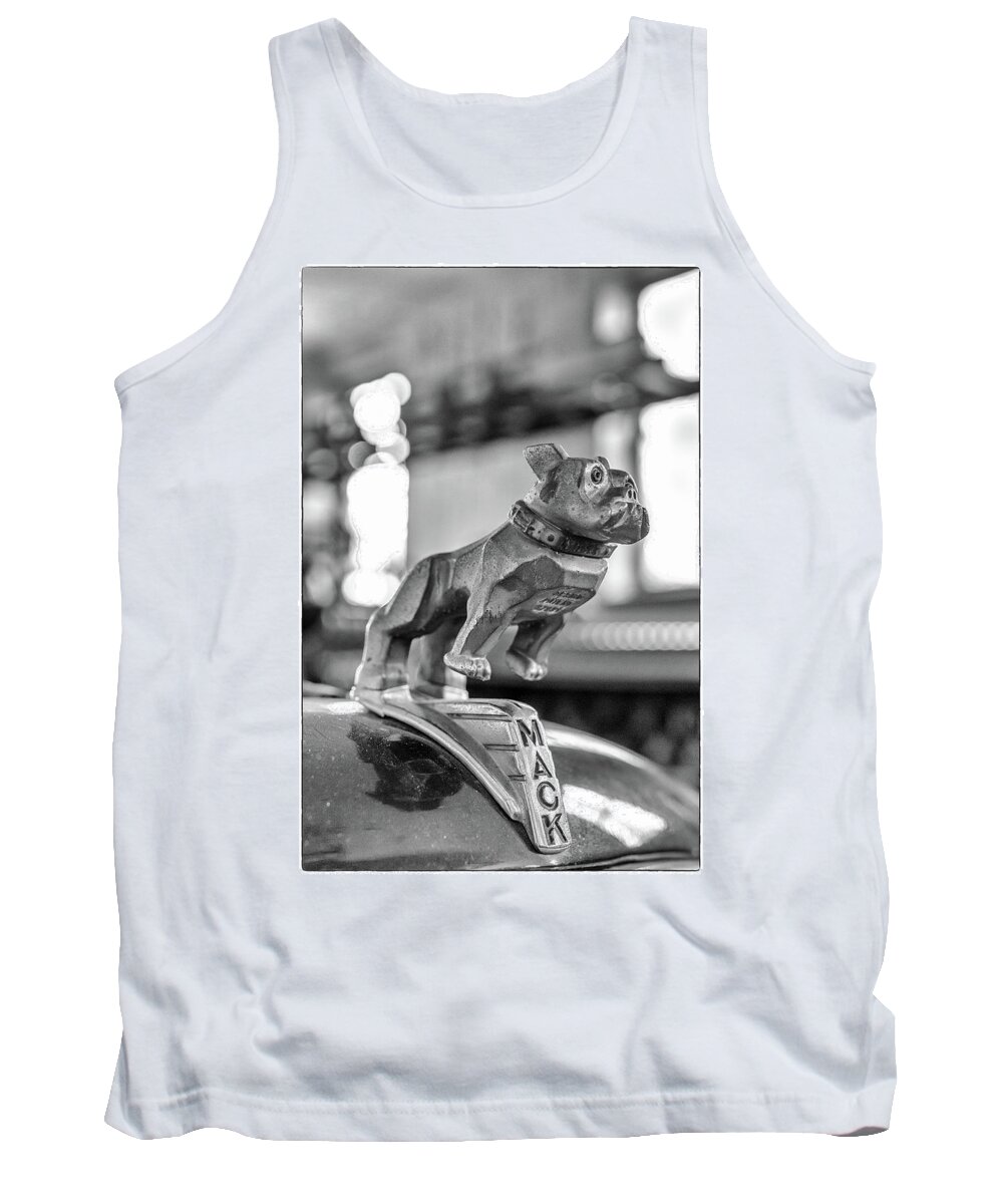 Charleston Tank Top featuring the photograph Fire Truck Hood Ornament by Patricia Schaefer