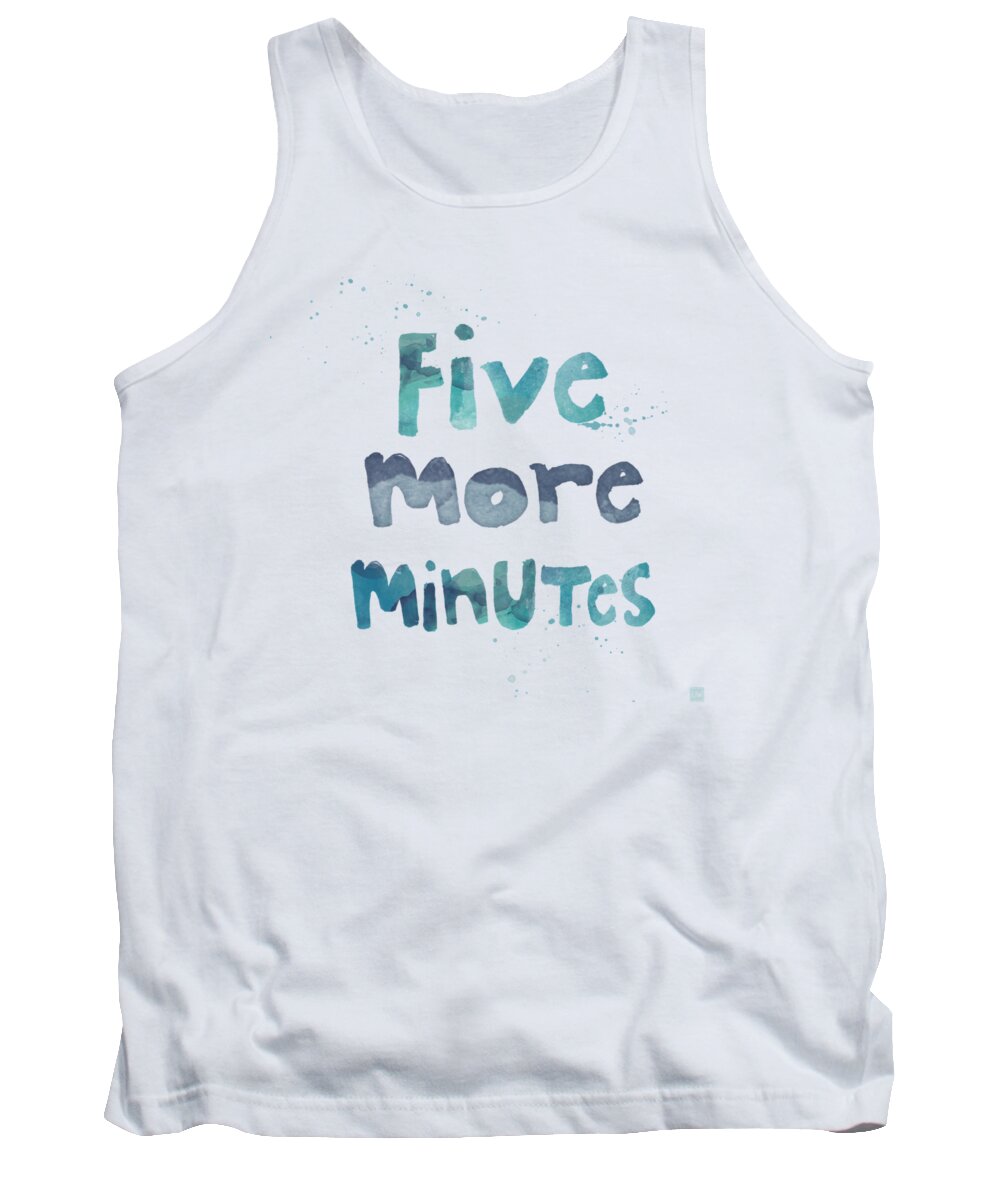 Sleep Tank Top featuring the painting Five More Minutes by Linda Woods
