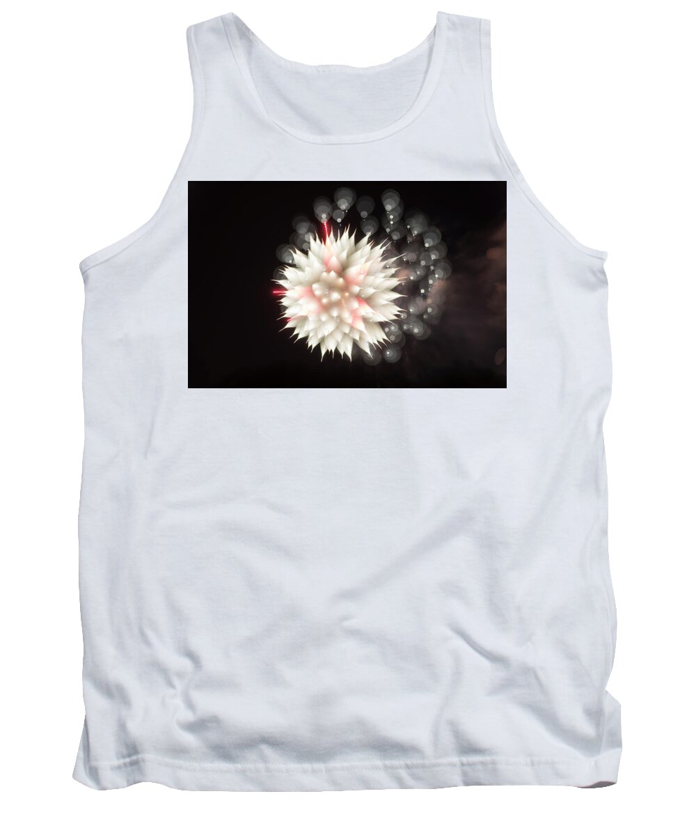 Fireworks Tank Top featuring the photograph Flowers in the Sky by Alex Lapidus