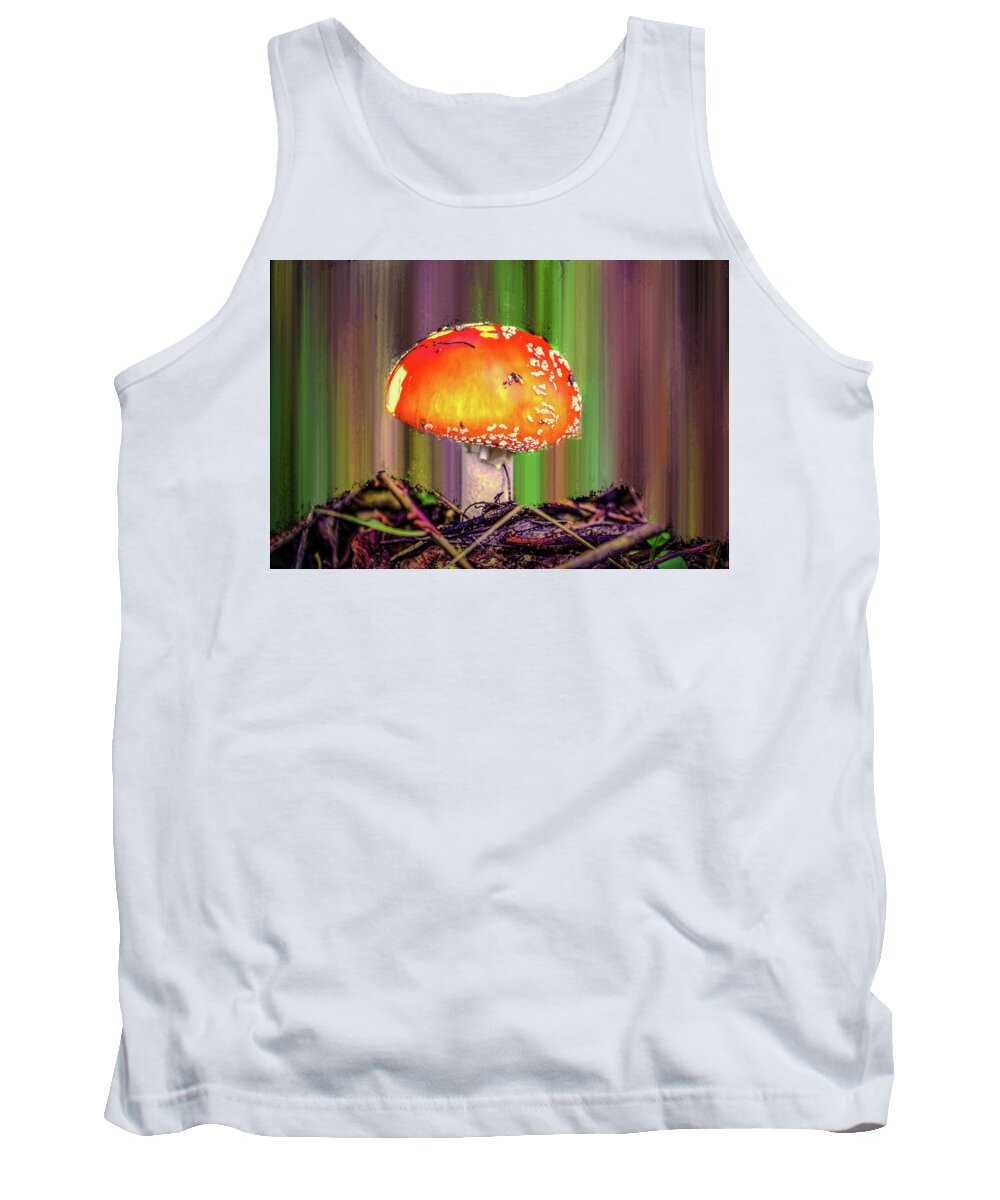 Fly Agaric Tank Top featuring the photograph Fly Agaric #g7 by Leif Sohlman