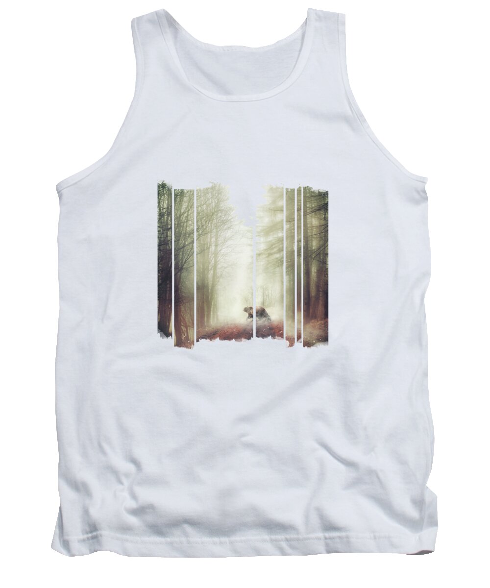 Forest Tank Top featuring the digital art Follow Me by Katherine Smit