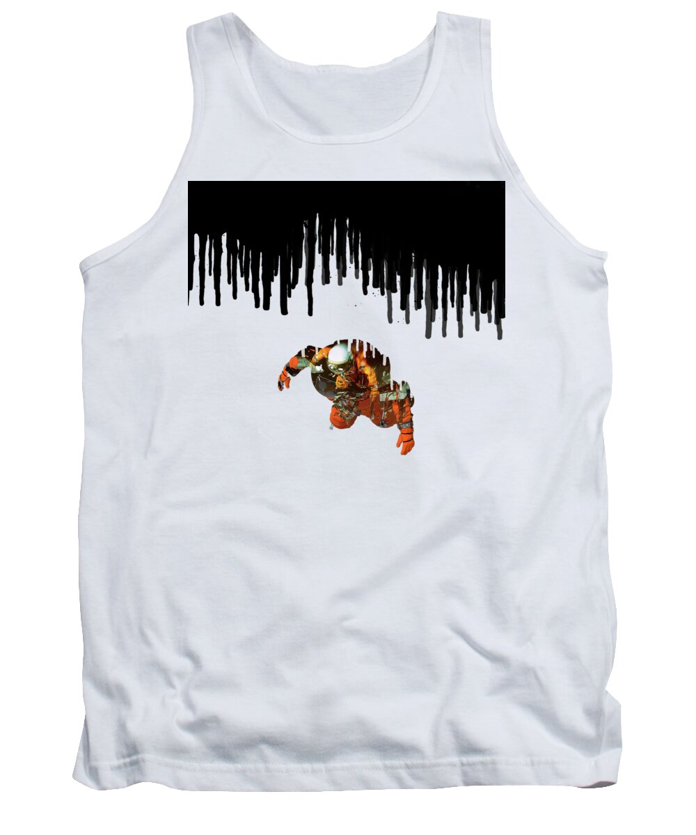 Space Tank Top featuring the digital art Glass Ceiling by Katherine Smit