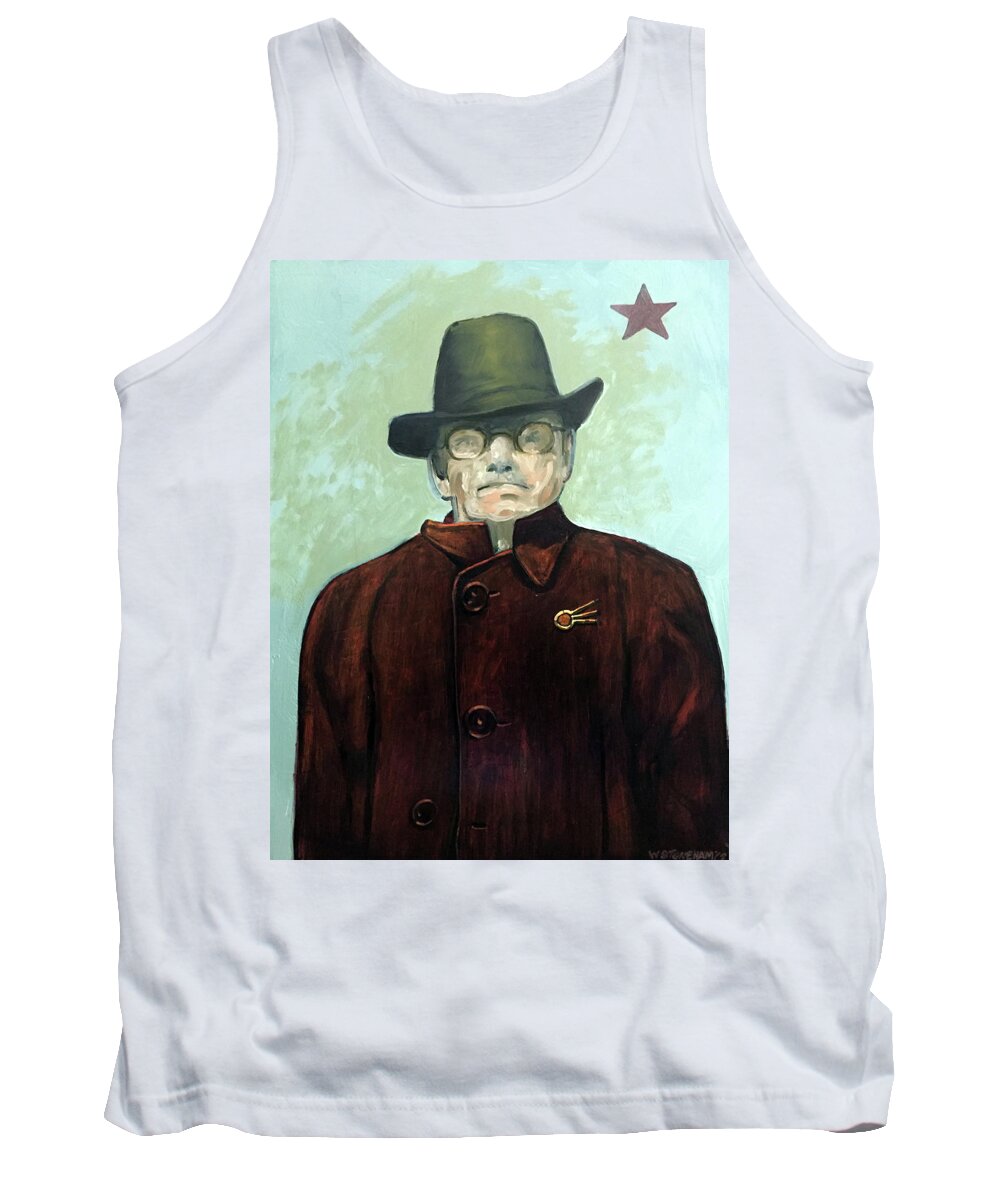 Portrait Tank Top featuring the painting GlavnyKonstruktor by William Stoneham