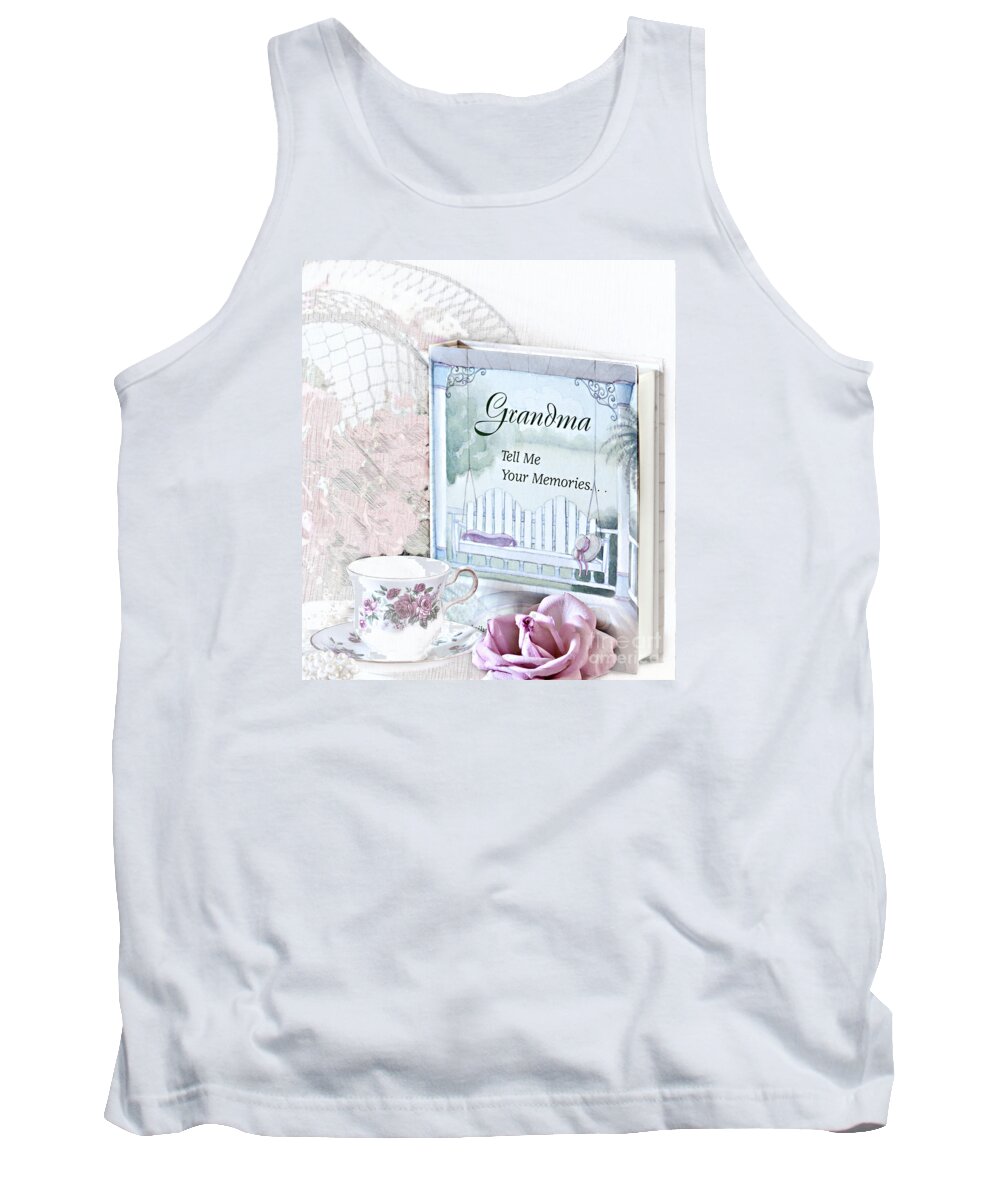 Grandmother Tank Top featuring the photograph Grandmother...Tell Me Your Memories by Sherry Hallemeier