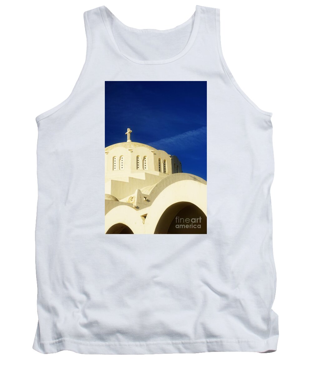 Greek Tank Top featuring the photograph Greek Church by HD Connelly