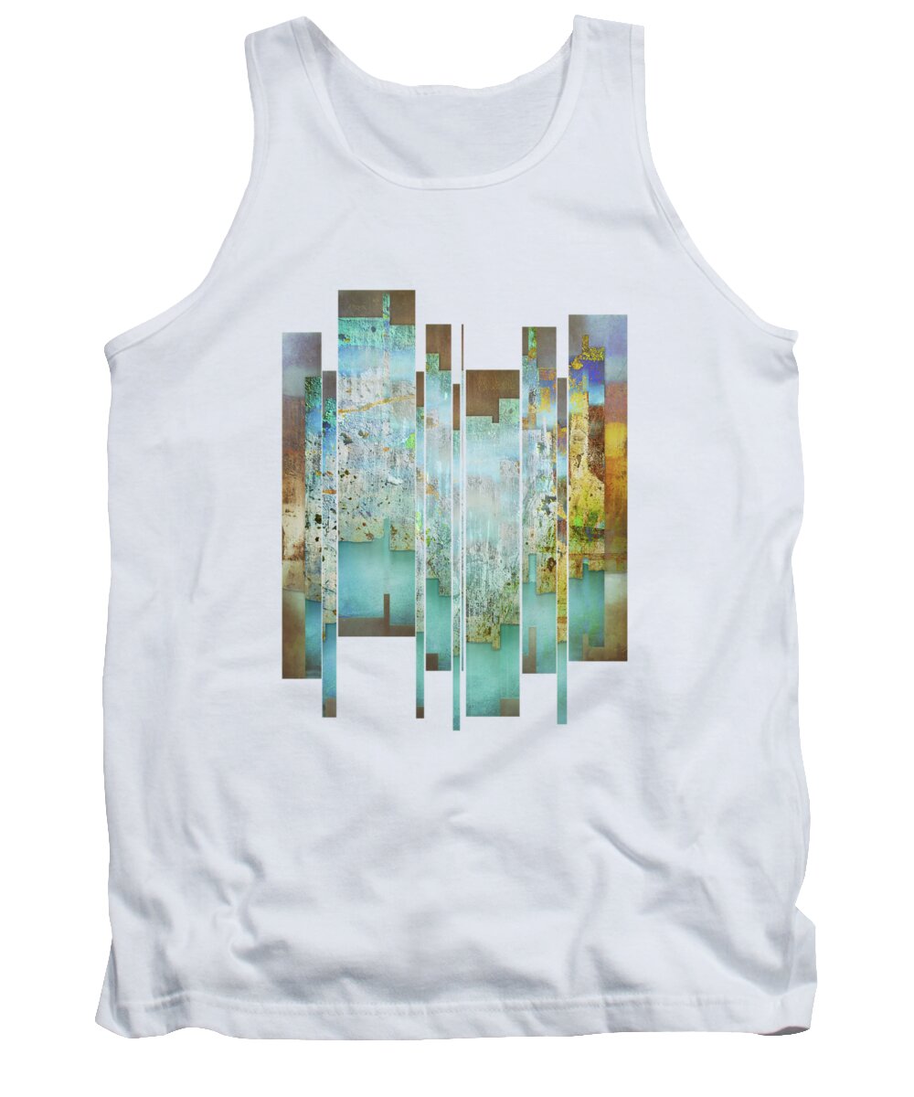 Texture Tank Top featuring the digital art Grit by Katherine Smit