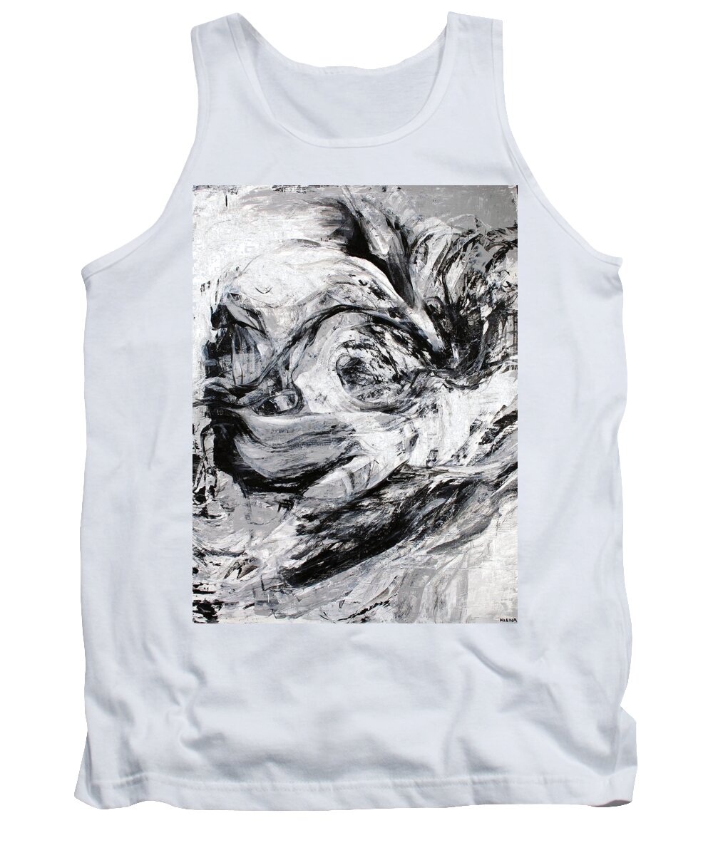 Hearing Tank Top featuring the painting Hearing the Truth by Jeff Klena