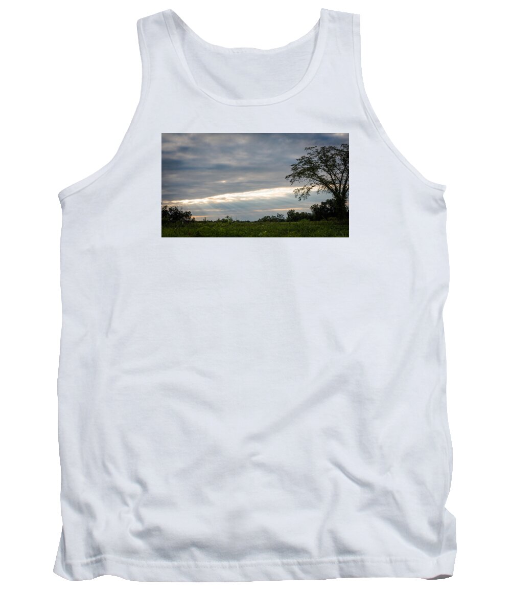 Sky Tank Top featuring the photograph Heavenly Rays by Holden The Moment