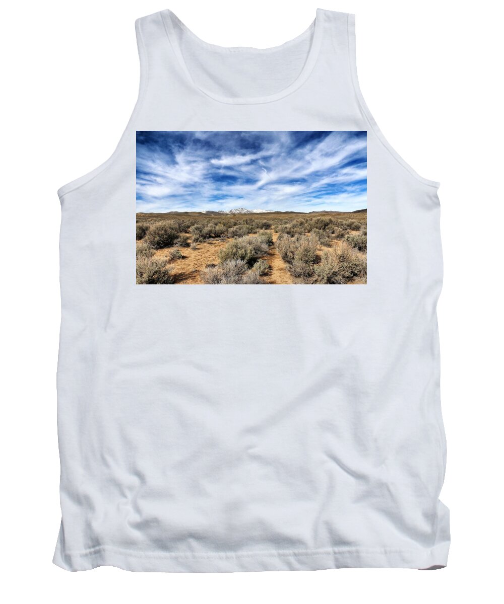 High Desert Tank Top featuring the photograph High Desert by Maria Jansson