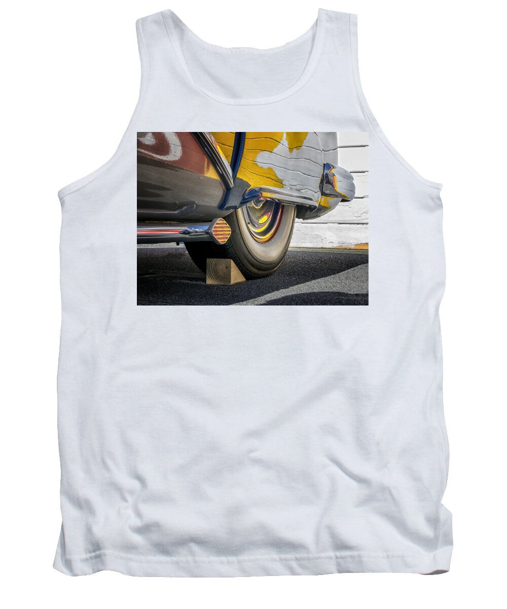 Hot Rod Detail Tank Top featuring the photograph Hot Rod Realities by Gary Warnimont
