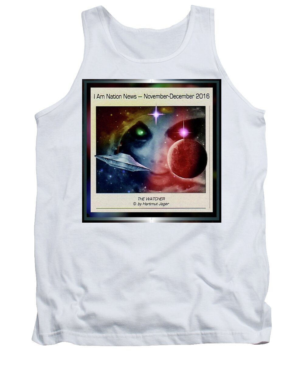 Illustration Tank Top featuring the painting Illustration by Hartmut Jager