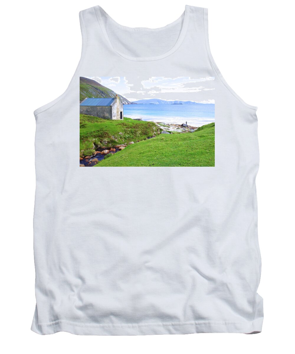 Sony Tank Top featuring the photograph Irish Treasures.. Past and Present by Norma Brock