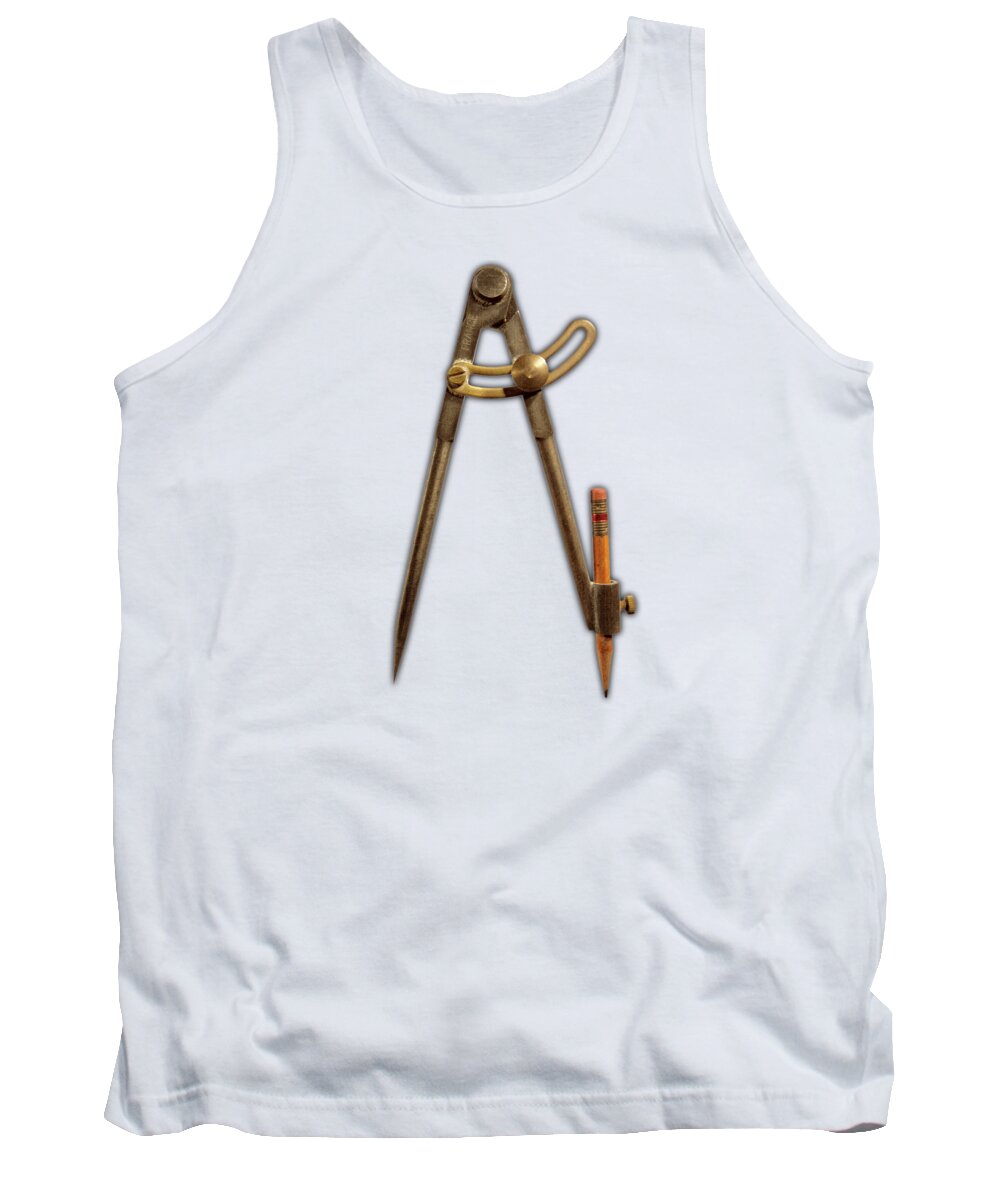 Art Tank Top featuring the photograph Iron Compass Pattern by YoPedro