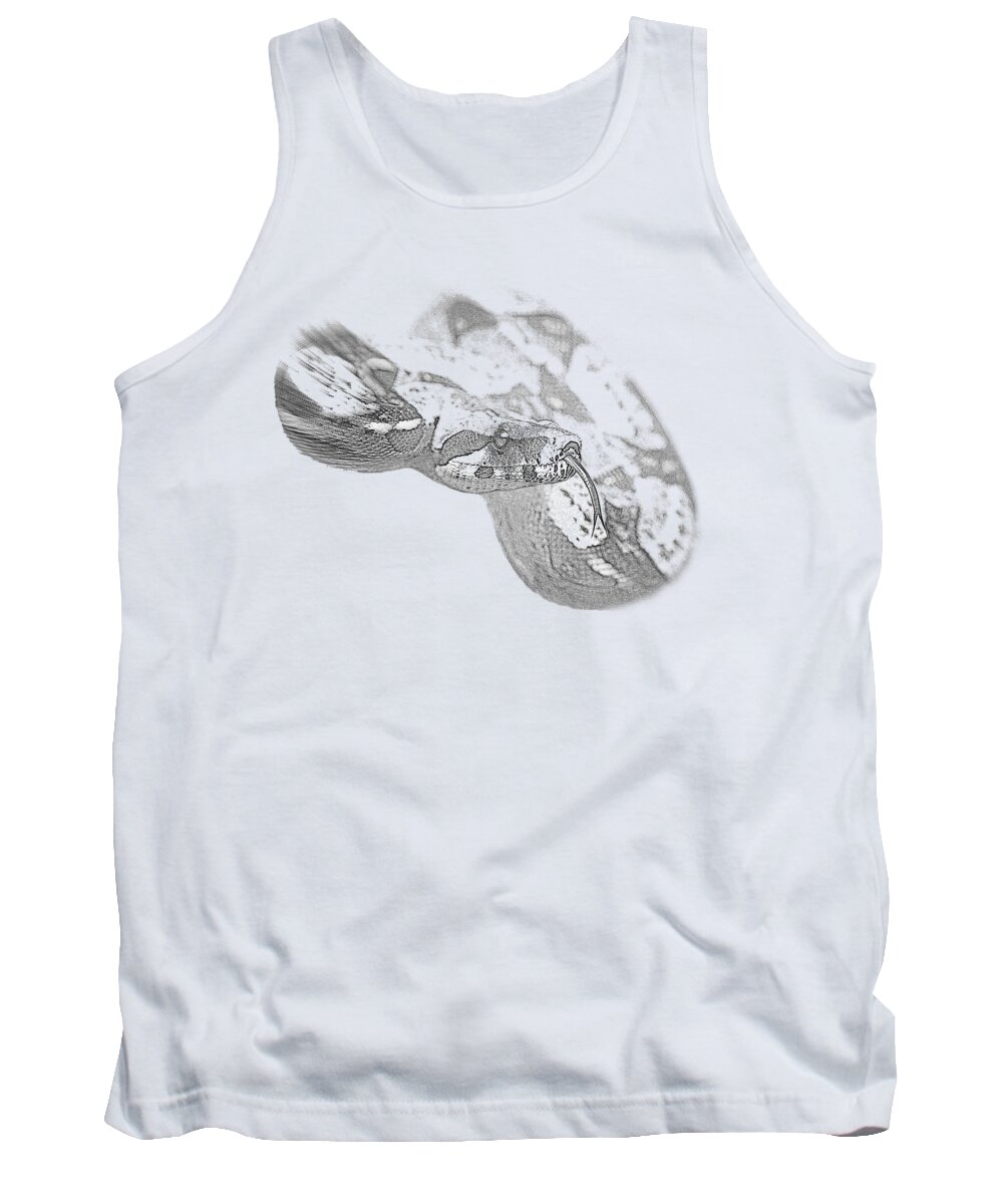 Snake Tank Top featuring the photograph Jasmin by David Andersen