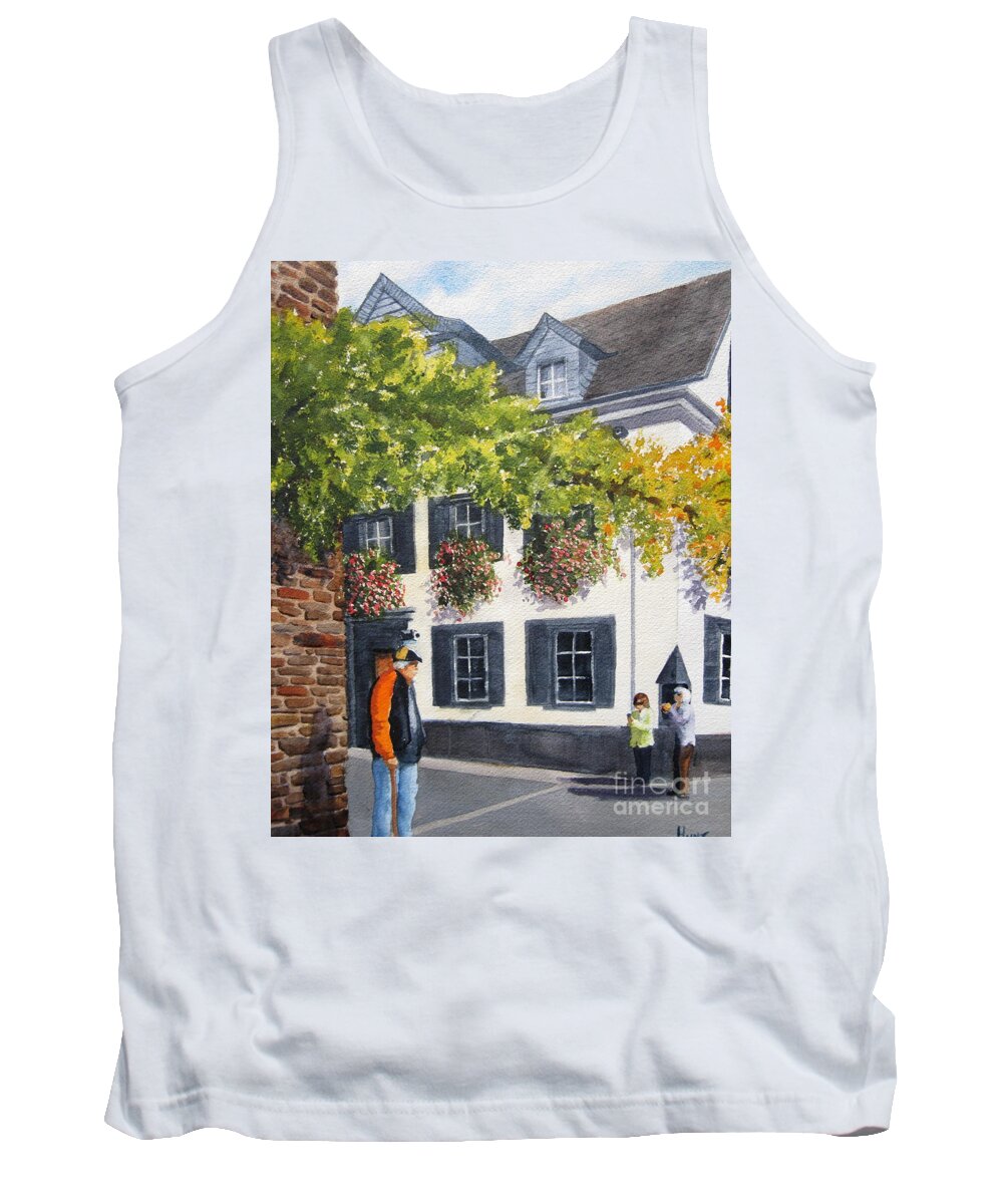 Germany Tank Top featuring the painting Lady's Man by Shirley Braithwaite Hunt