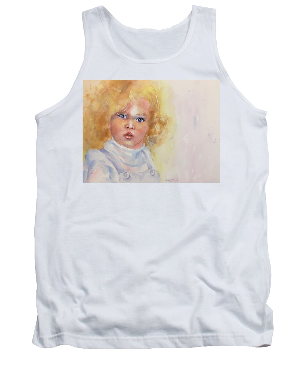 Child Tank Top featuring the painting Laura by Pat Dolan