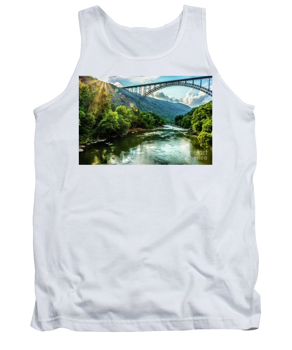 Usa Tank Top featuring the photograph Let Your Light Shine by Thomas R Fletcher