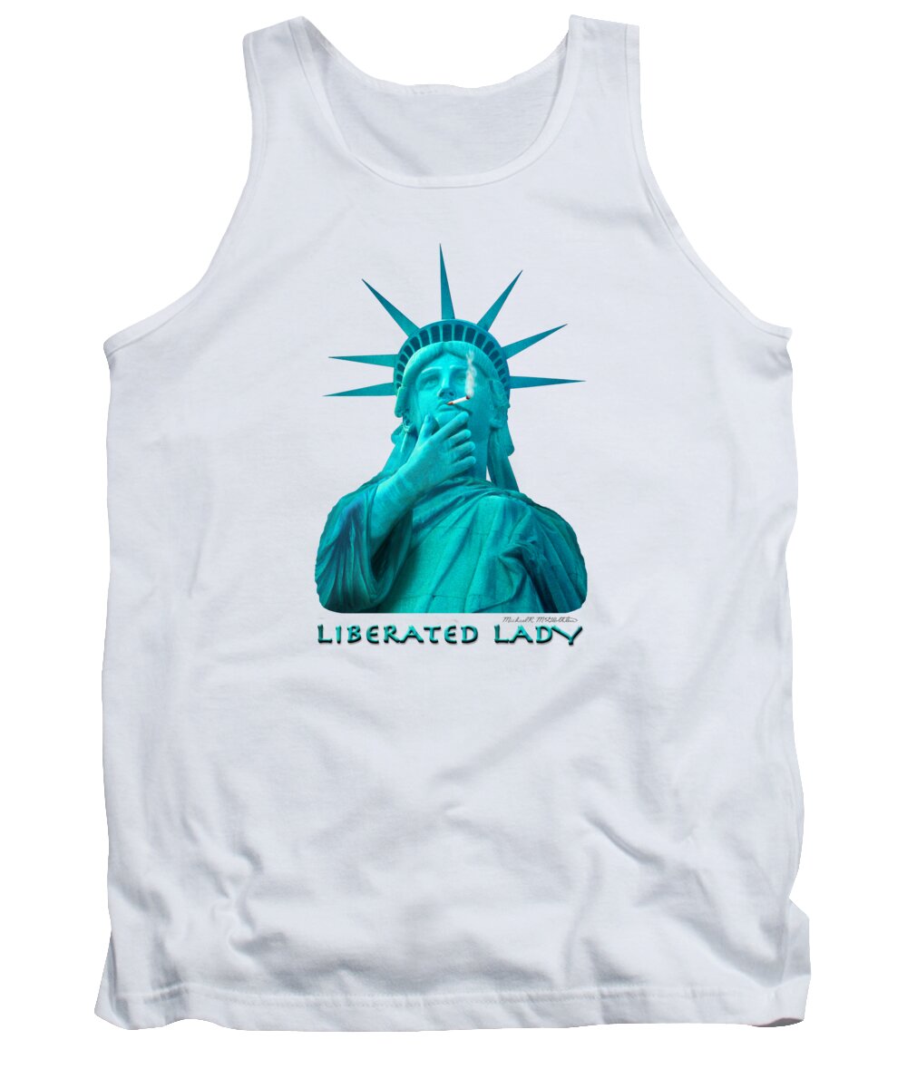T-shirt Tank Top featuring the photograph Liberated Lady 3 by Mike McGlothlen