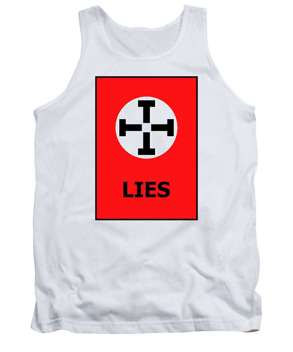 Richard Reeve Tank Top featuring the photograph Lies by Richard Reeve
