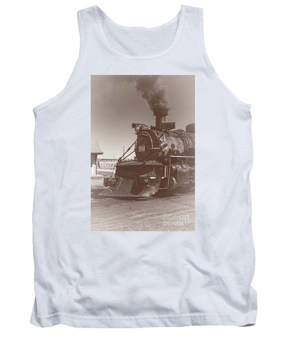 Locomotive 489 Tank Top featuring the photograph Locomotive 489 by Imagery by Charly