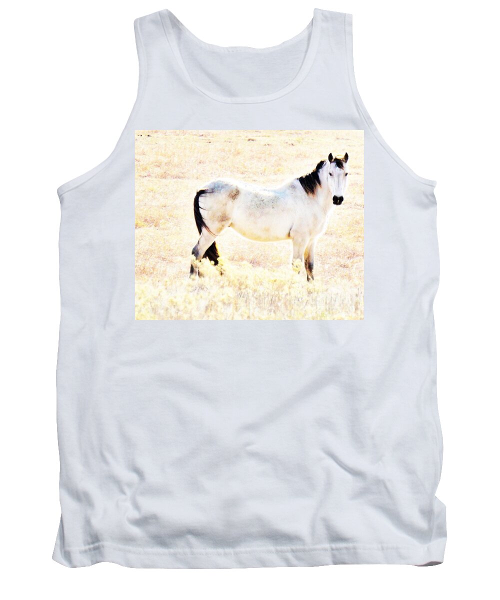 Horse Tank Top featuring the photograph Looking Good by Merle Grenz