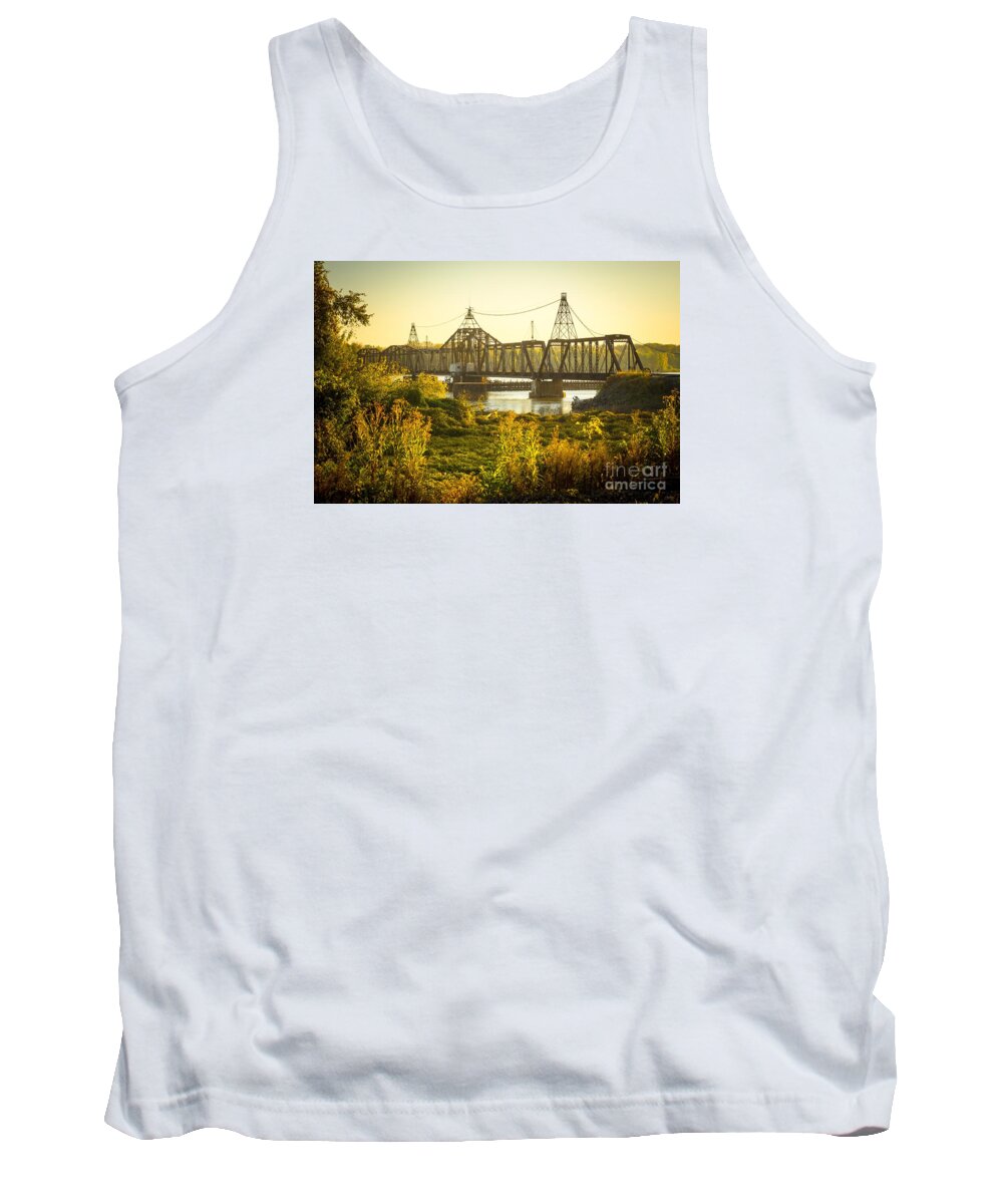 Louisiana Swing Bridge Tank Top featuring the photograph Louisiana Swing Bridge by Imagery by Charly