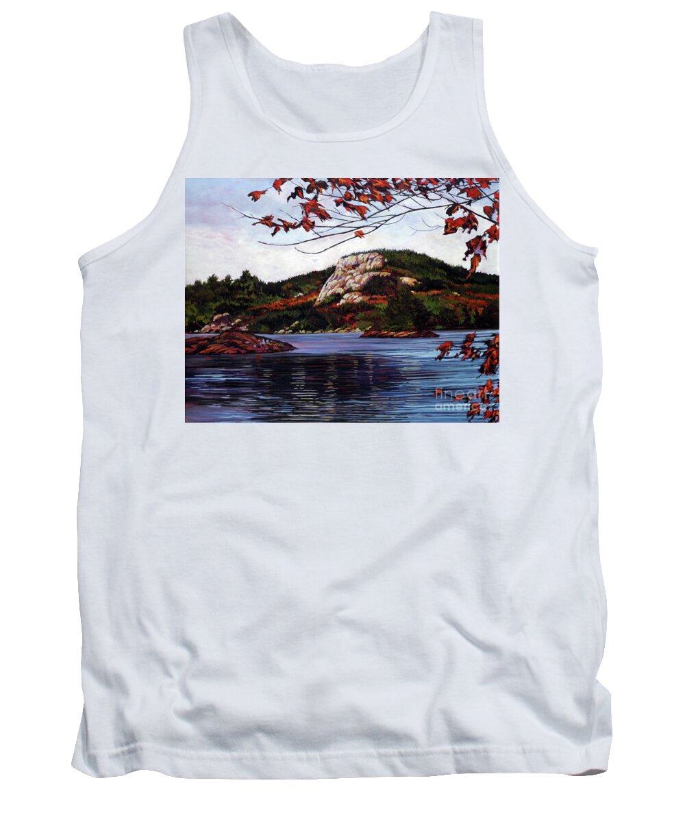Oil Tank Top featuring the painting Magestic by William Band