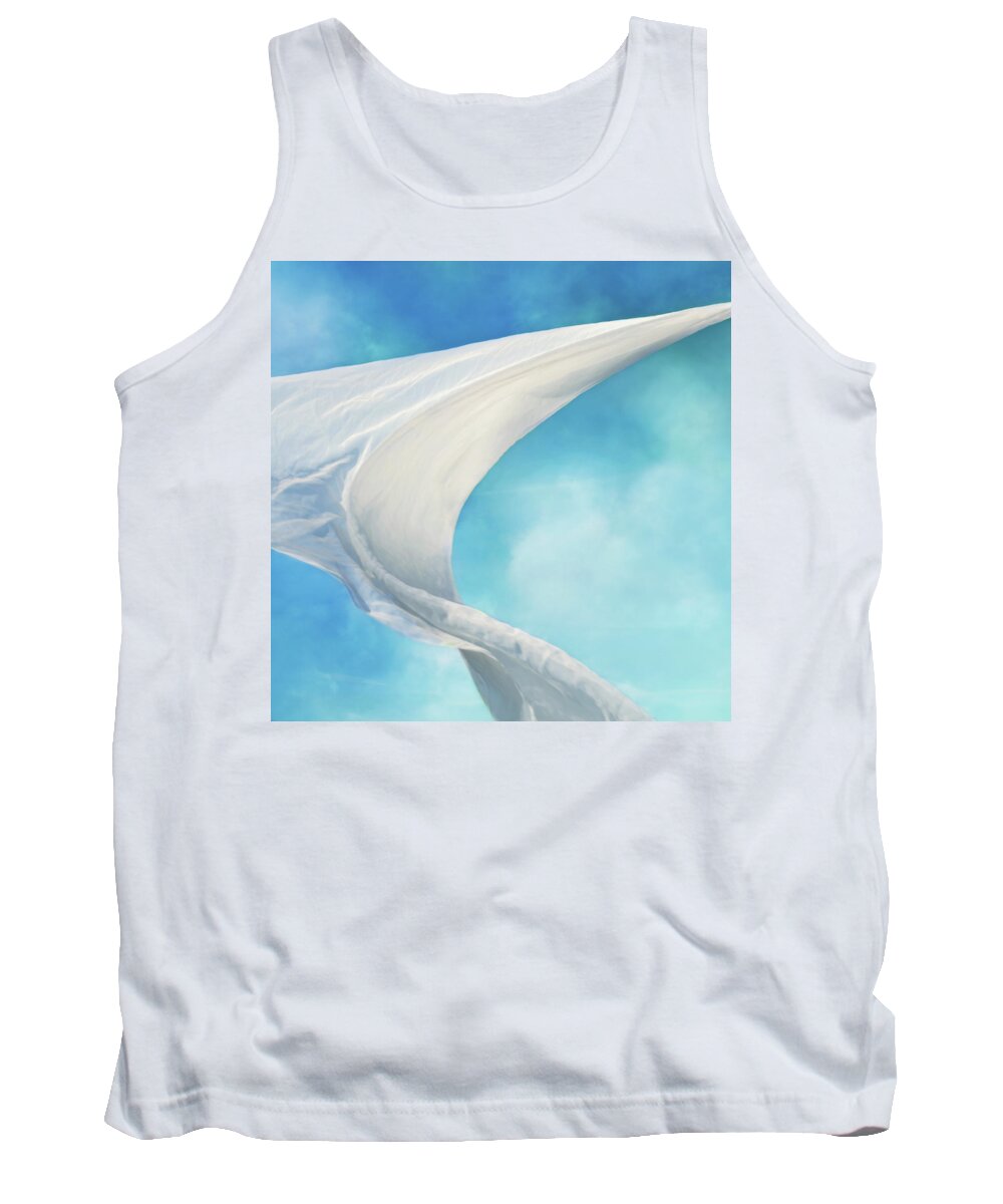 Sailing Tank Top featuring the photograph Mainsail by Laura Fasulo