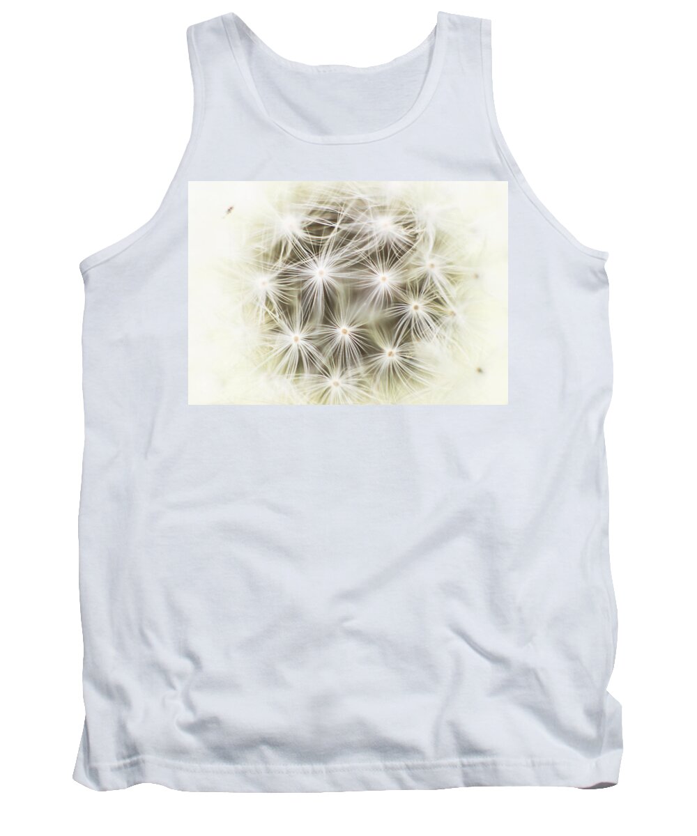 Dandelion Puff Tank Top featuring the photograph Make a Wish by Marlo Horne
