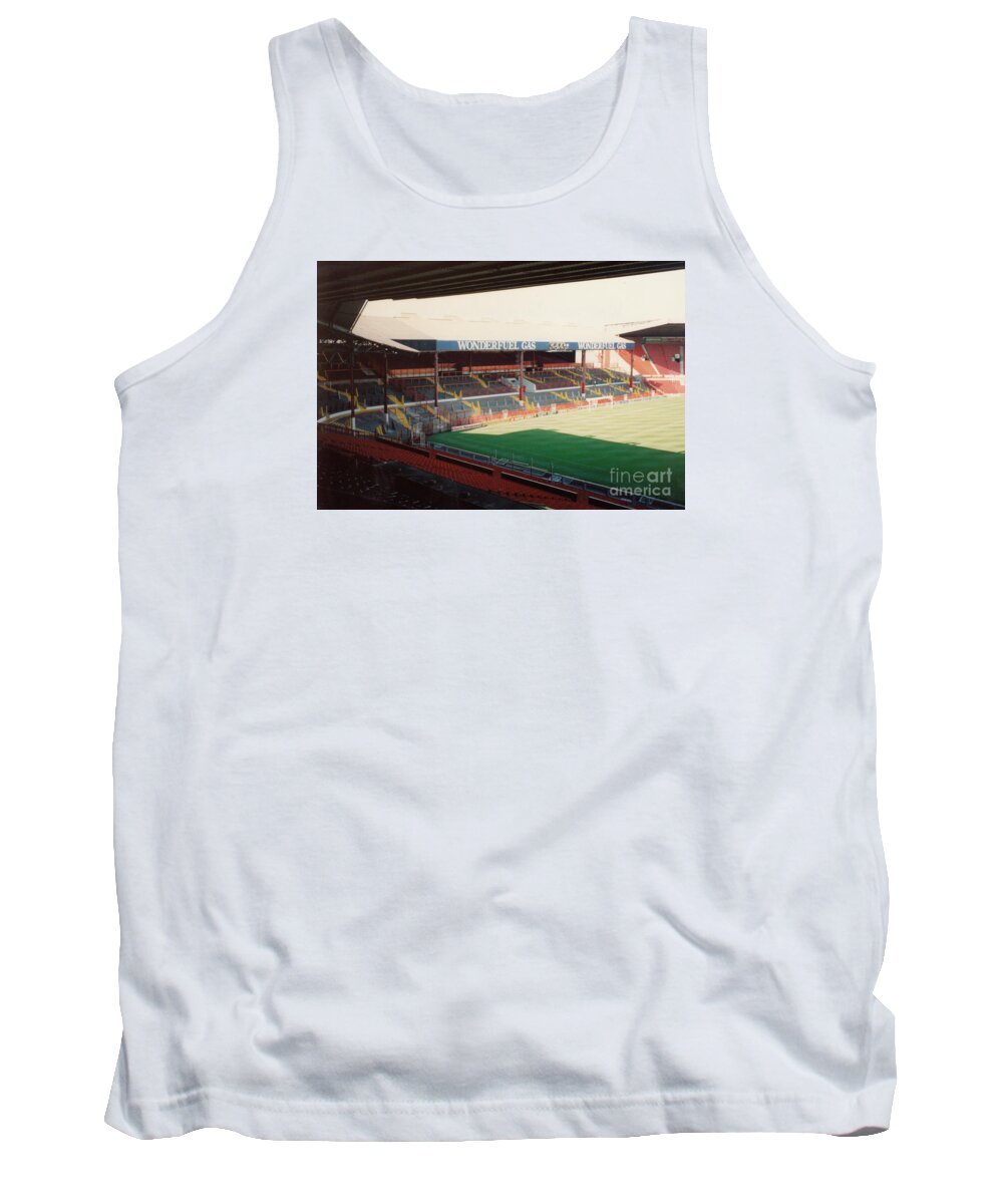  Tank Top featuring the photograph Manchester United - Old Trafford - Stretford End 2 - 1991 by Legendary Football Grounds