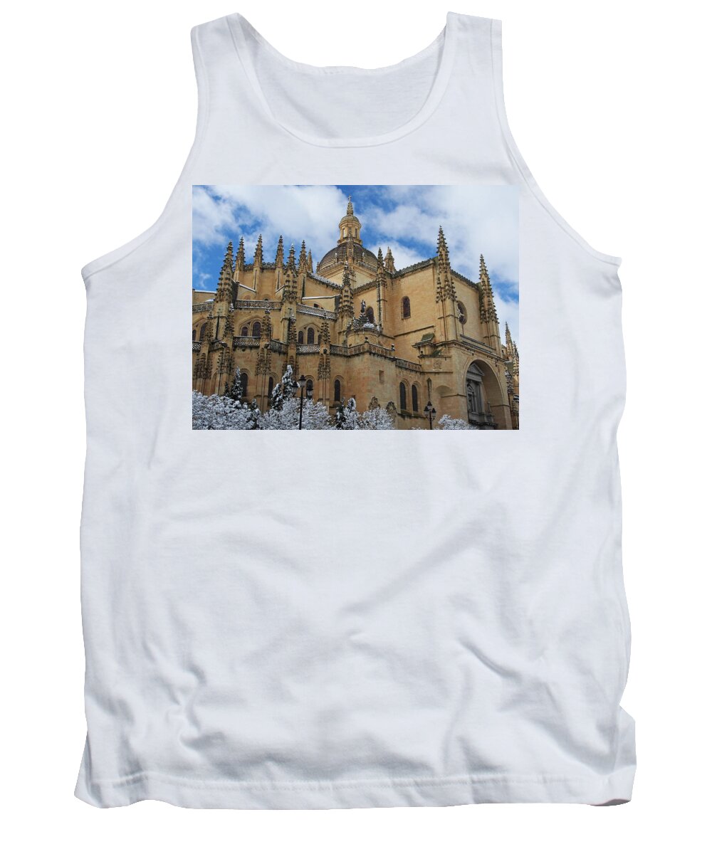 Architecture Tank Top featuring the photograph Massive by Jessica Myscofski