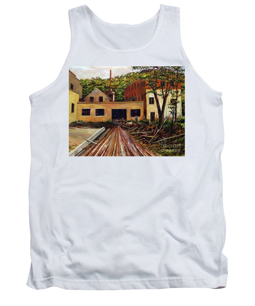 Oil Tank Top featuring the painting Missed Opportunity by William Band