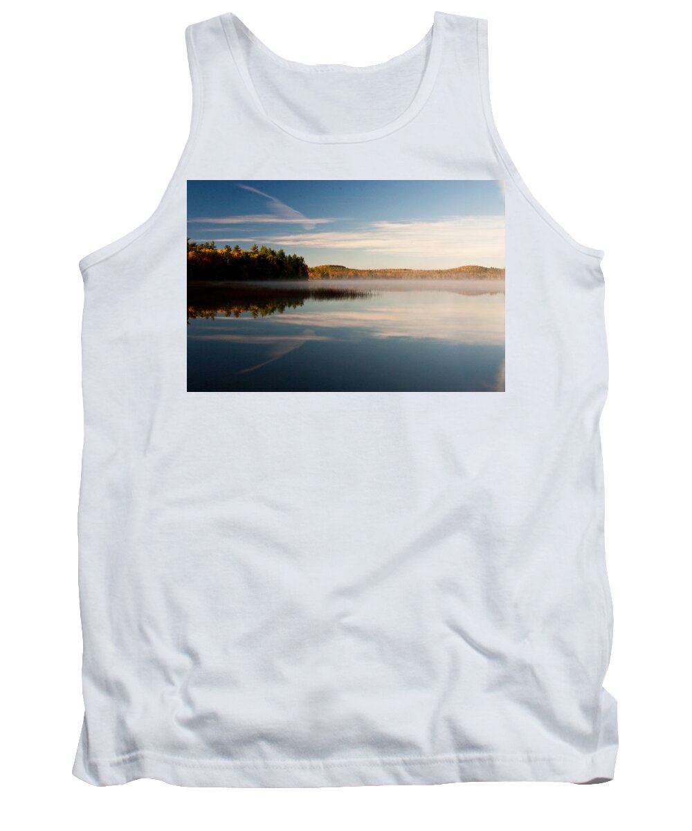 Mist Tank Top featuring the photograph Misty Morning by Brent L Ander