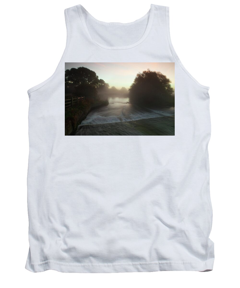 Mist Tank Top featuring the photograph Misty Morning by Nick Atkin