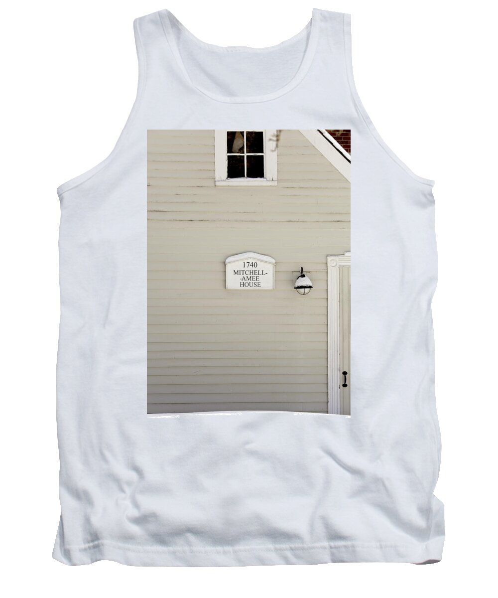 Maine Tank Top featuring the photograph Mitchell-Amee House by Mark Alesse