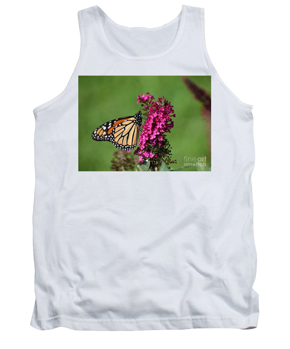 Flowers Tank Top featuring the photograph Monarch by Christina Verdgeline