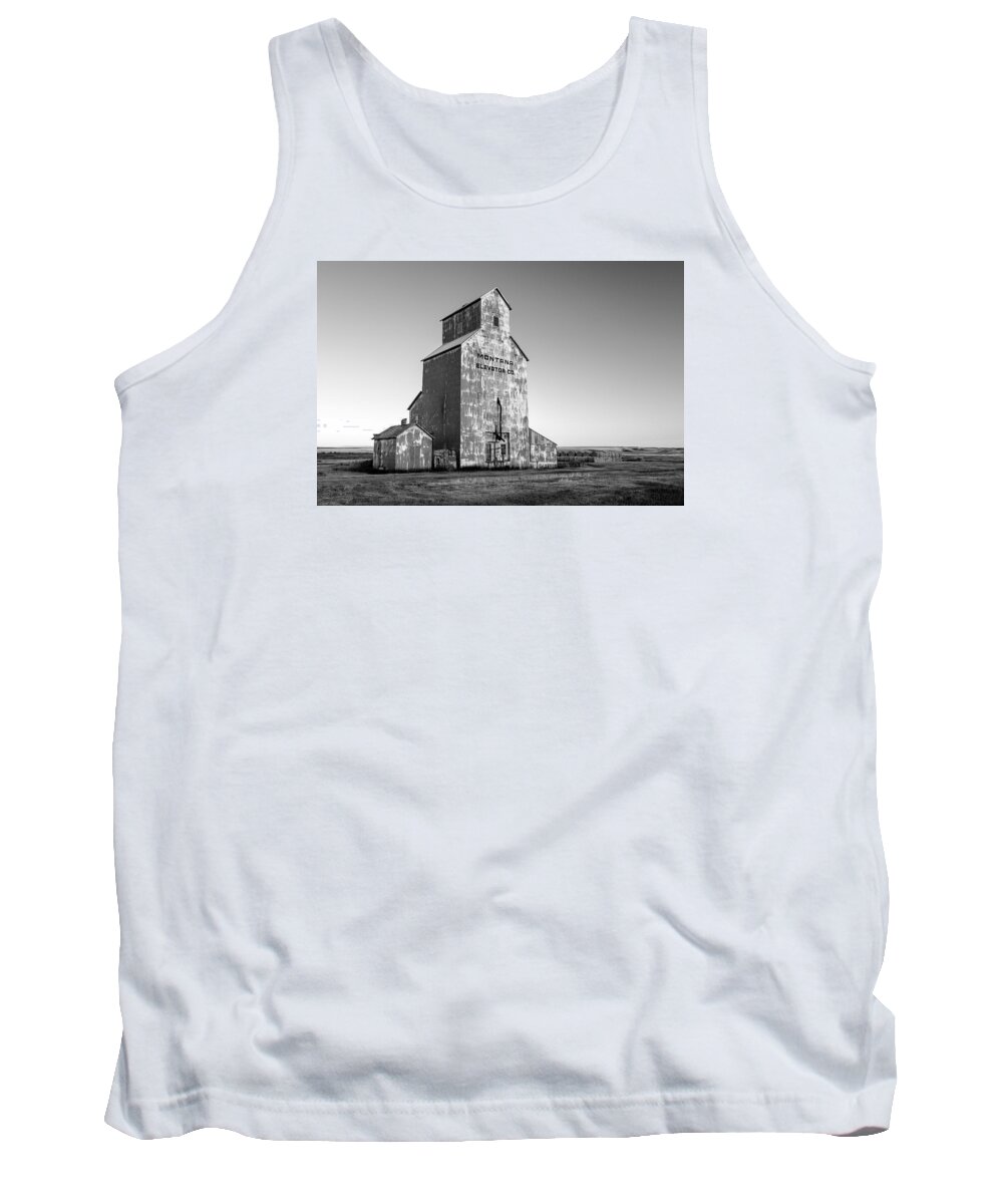 Old Tank Top featuring the photograph Montana Elevator Company by Todd Klassy