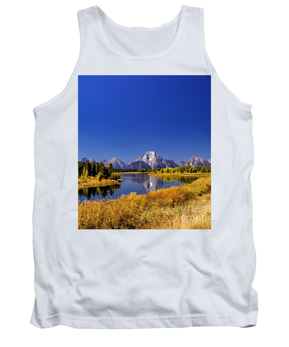 Landscape Tank Top featuring the photograph Mount Moran by Mark Jackson