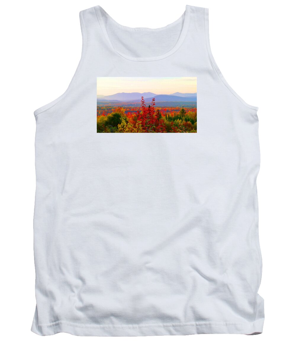 Autumn Tank Top featuring the photograph National Scenic Byway by Mike Breau