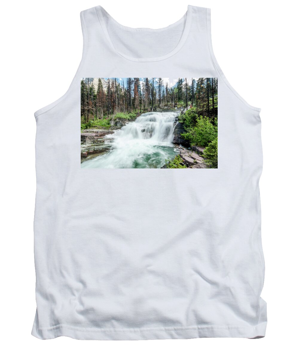 Glacier Tank Top featuring the photograph Nature Finds A Way by Margaret Pitcher