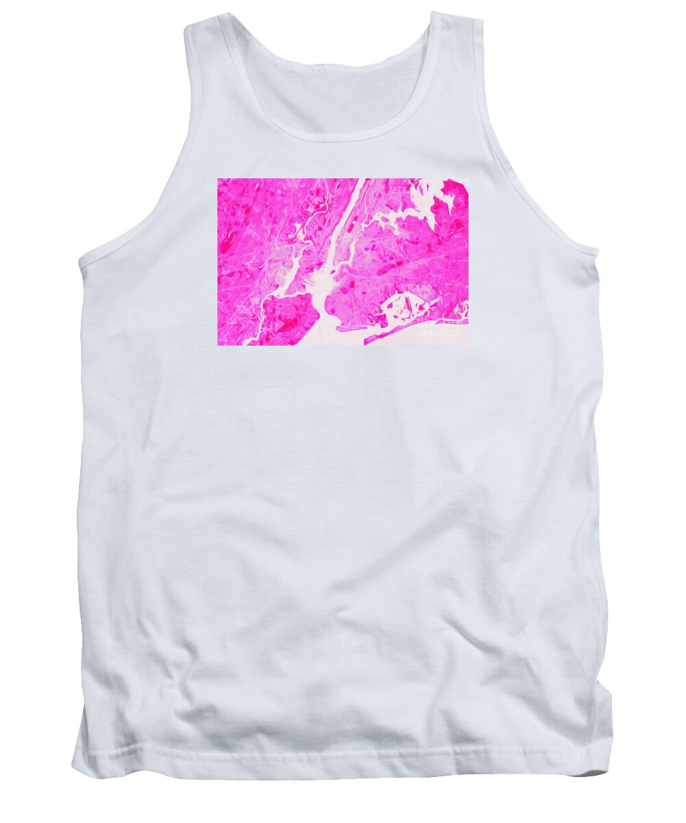 Staten Island Tank Top featuring the digital art New Jersey And New York by Phill Petrovic