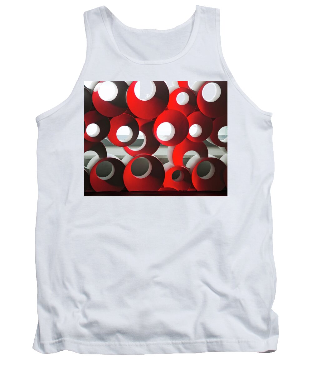 Abstract Tank Top featuring the photograph Oh by Elvira Butler