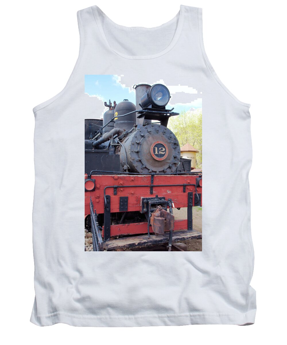 15566 Tank Top featuring the photograph Old Number Twelve by Gordon Elwell