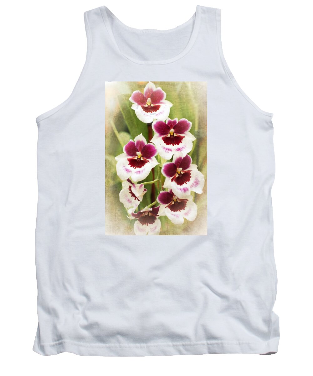 Flower Tank Top featuring the photograph Orchid 2 by Catherine Lau