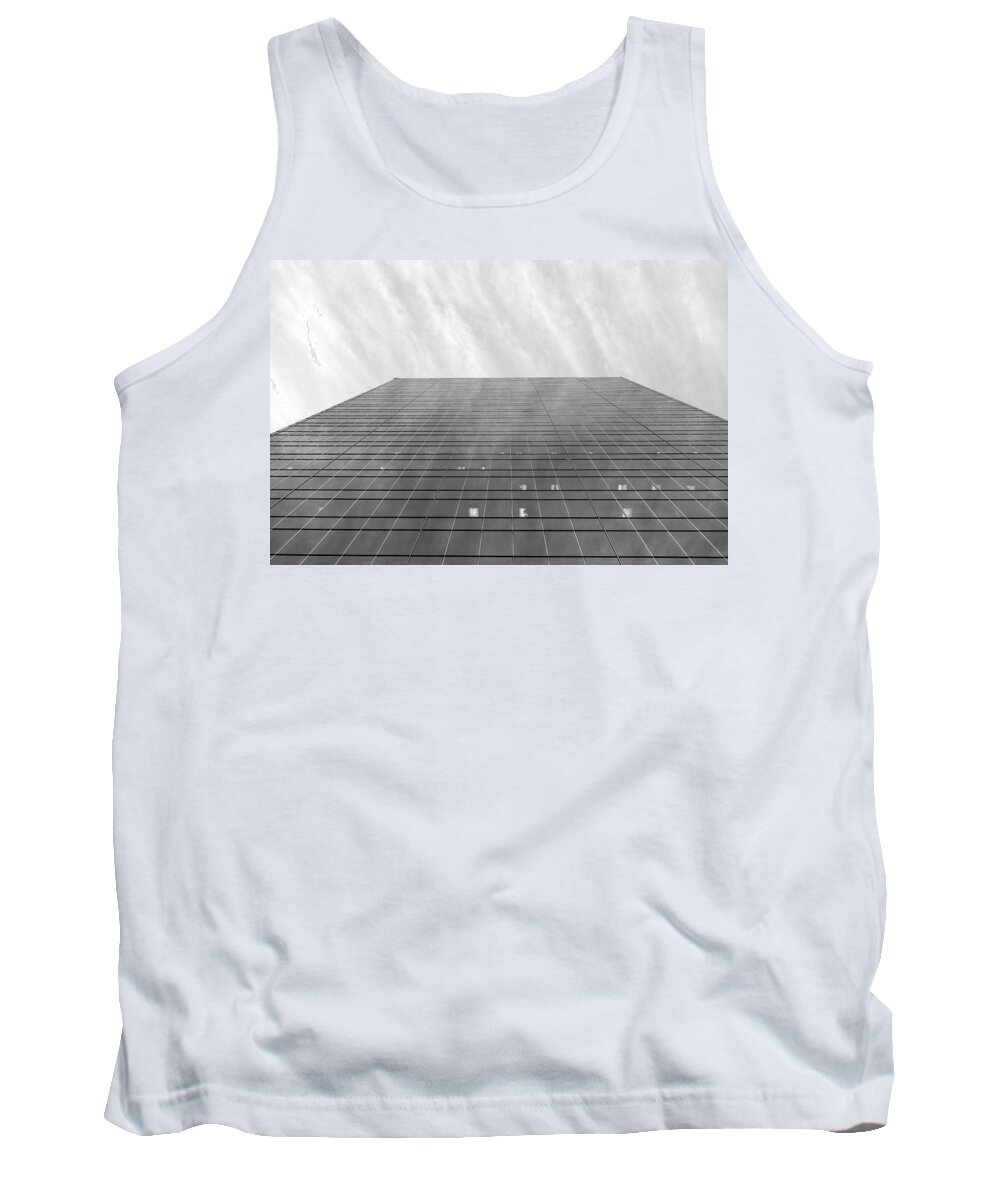 Sky Tank Top featuring the photograph Over the City by Valentino Visentini