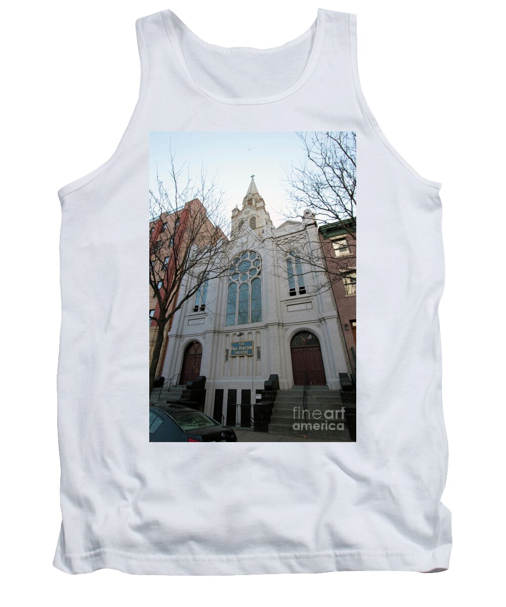 Paul Roberson Tank Top featuring the photograph Paul Roberson Theatre by Steven Spak