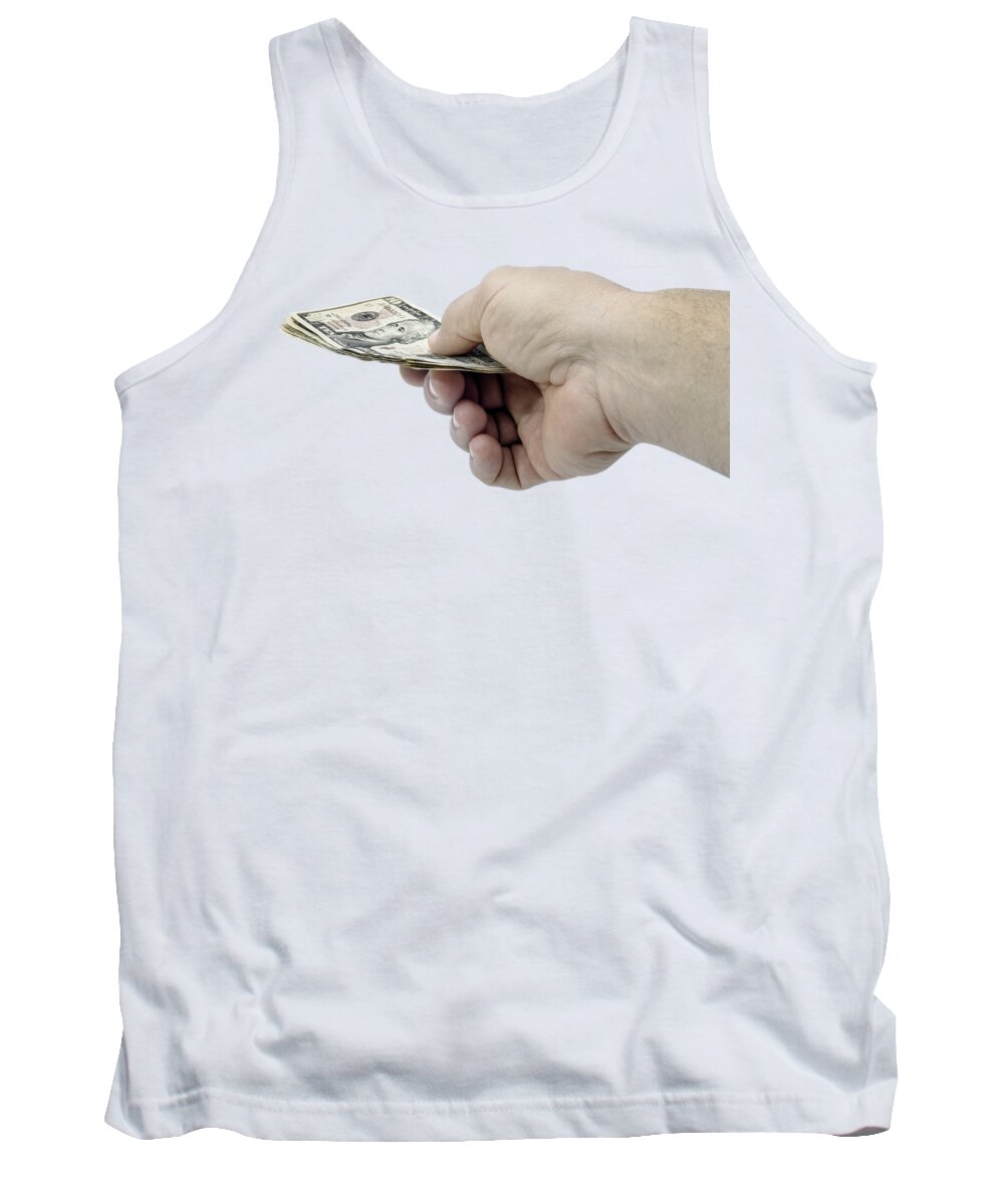 Texas Tank Top featuring the photograph Pay Money by Erich Grant