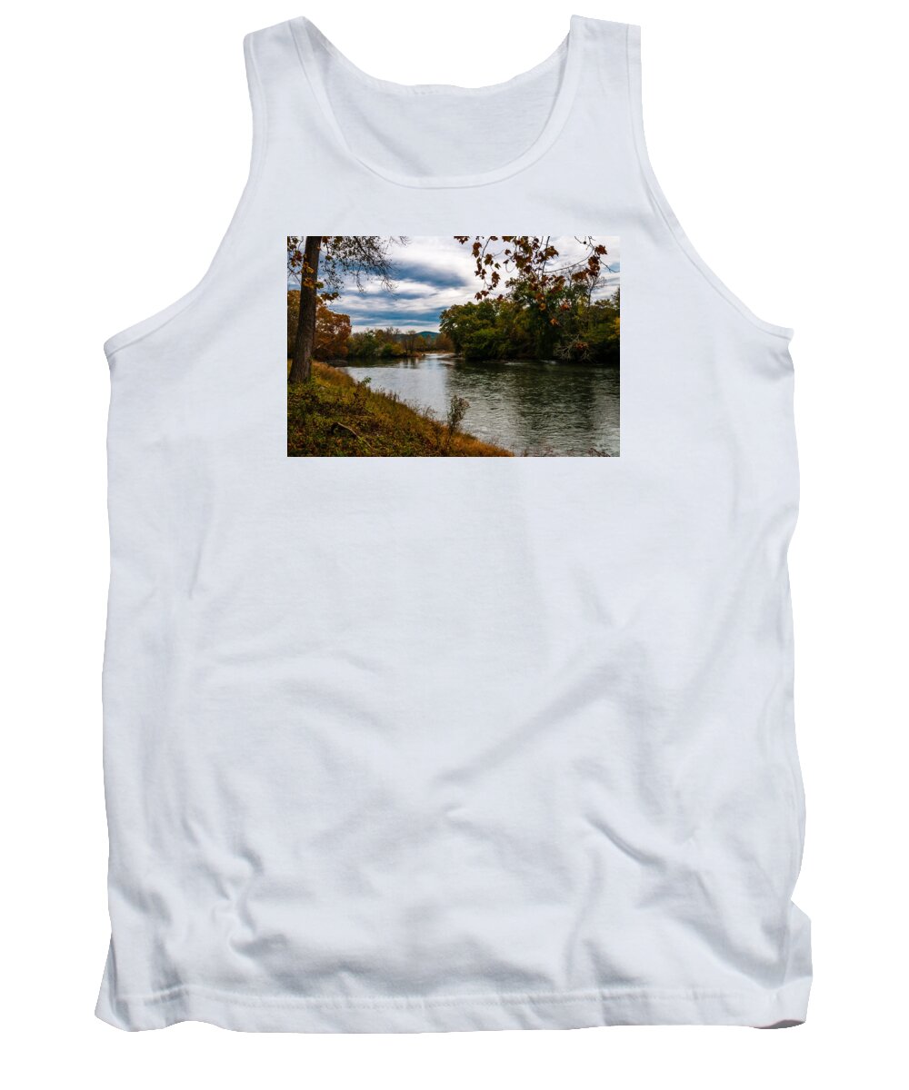 River Tank Top featuring the photograph Peaceful River by James L Bartlett